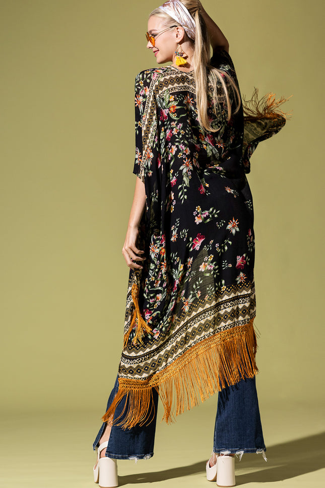 Fringe Temptation Kimono