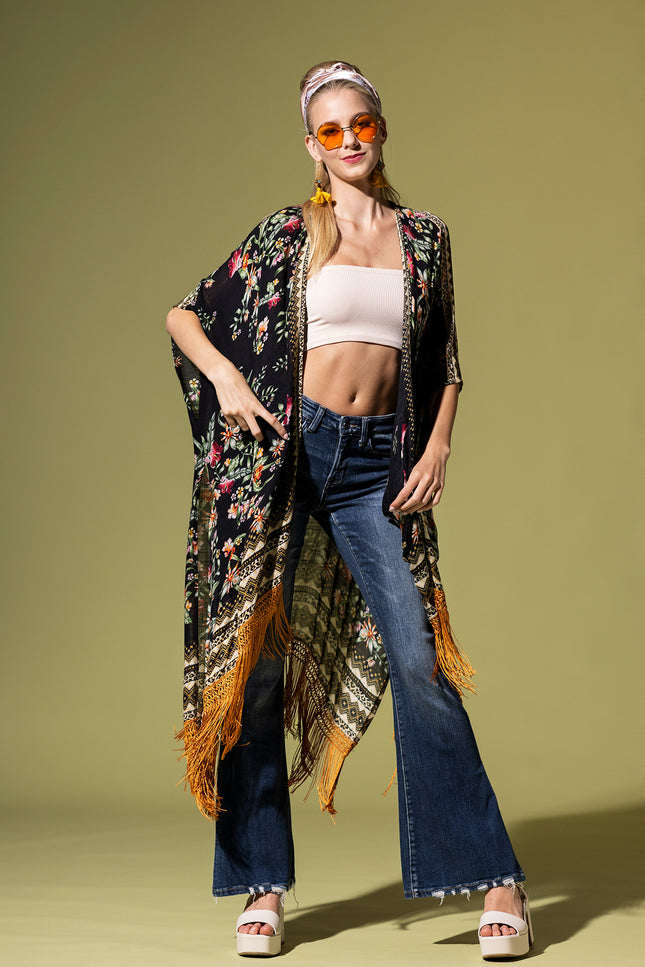 Fringe Temptation Kimono