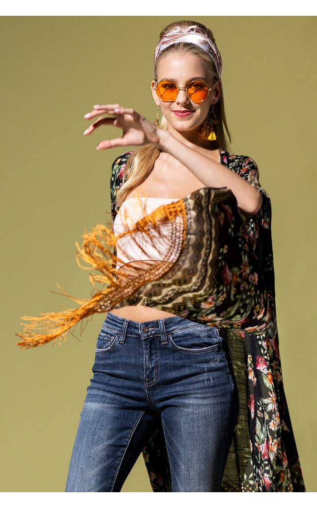 Fringe Temptation Kimono