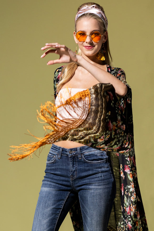 Fringe Temptation Kimono