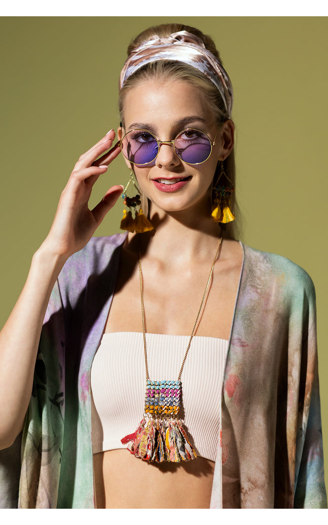 Colorful Tassel Harmony Necklace