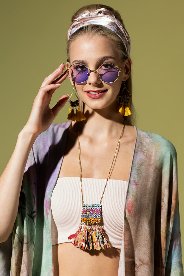 Colorful Tassel Harmony Necklace