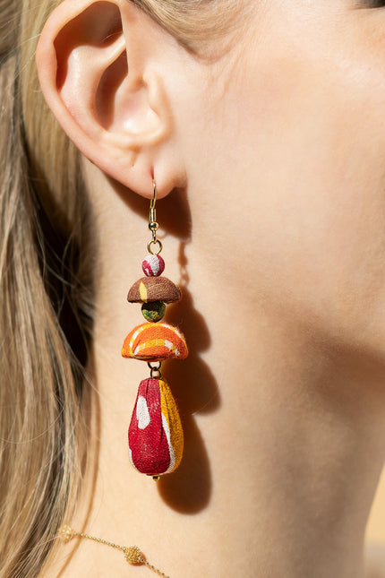 Variety Shapes Multicolored earrings