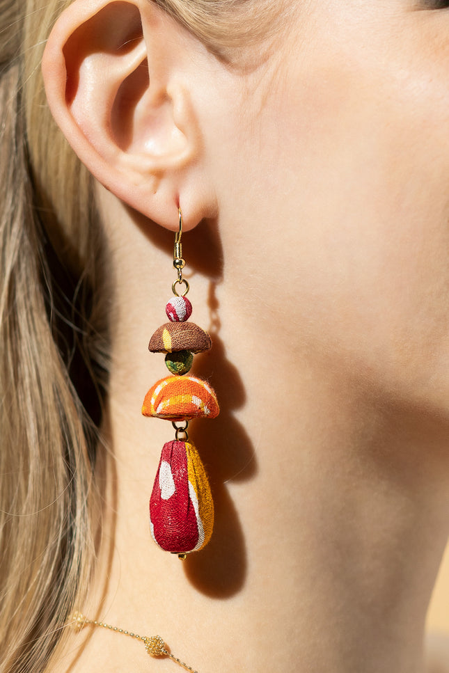 Variety Shapes Multicolored earrings