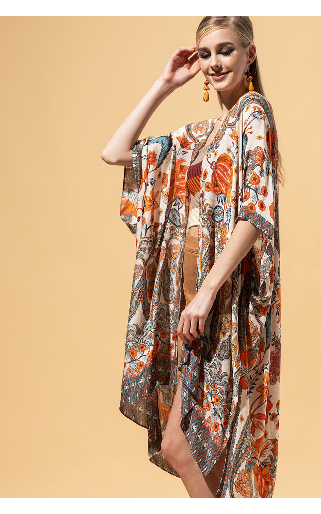 Paisley Petal Kimono