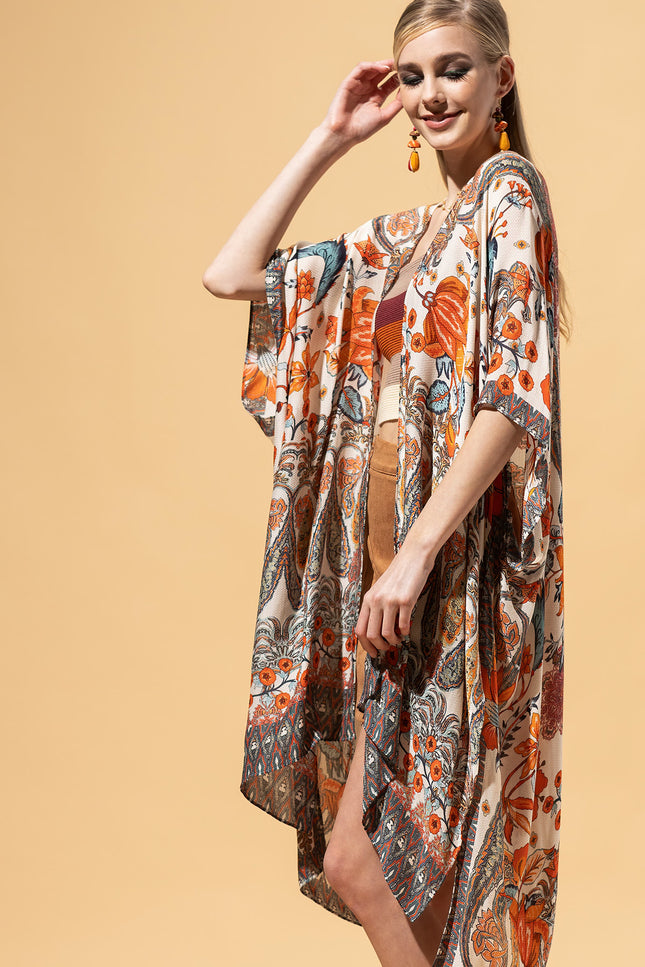 Paisley Petal Kimono