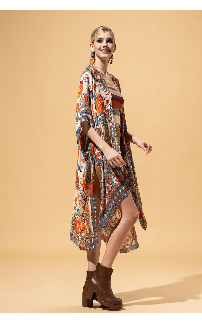 Paisley Petal Kimono