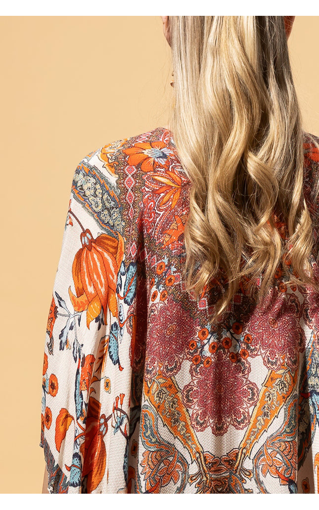 Paisley Petal Kimono