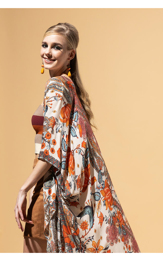 Paisley Petal Kimono
