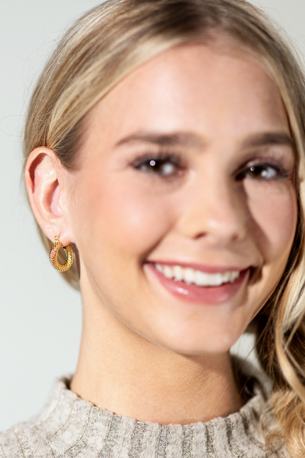 Terlingua Twist 18K Hoop Earrings