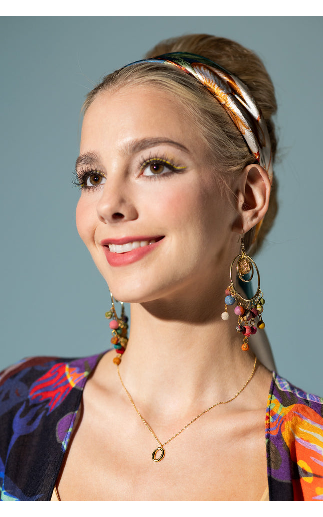 18K Gold Plated  Circle Pendant Necklace