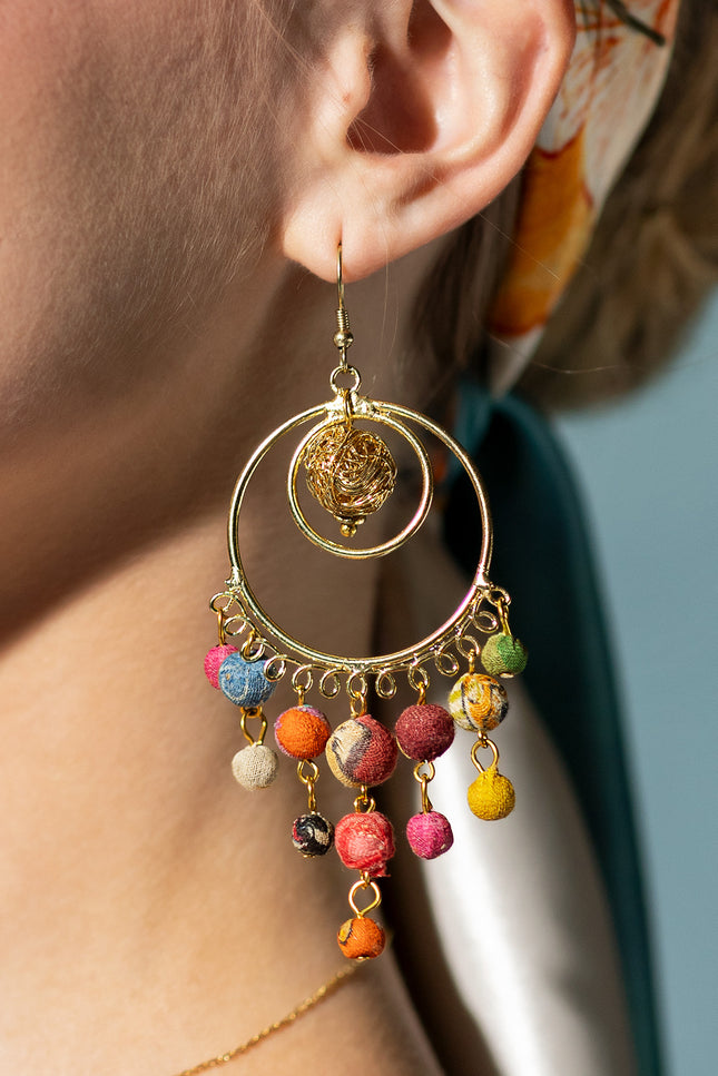 Carousel Circular Earrings