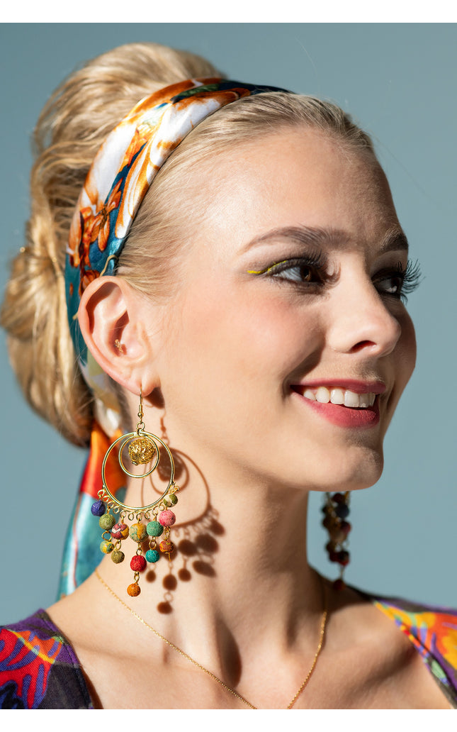 Carousel Circular Earrings