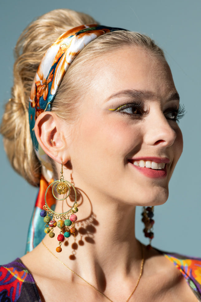 Carousel Circular Earrings