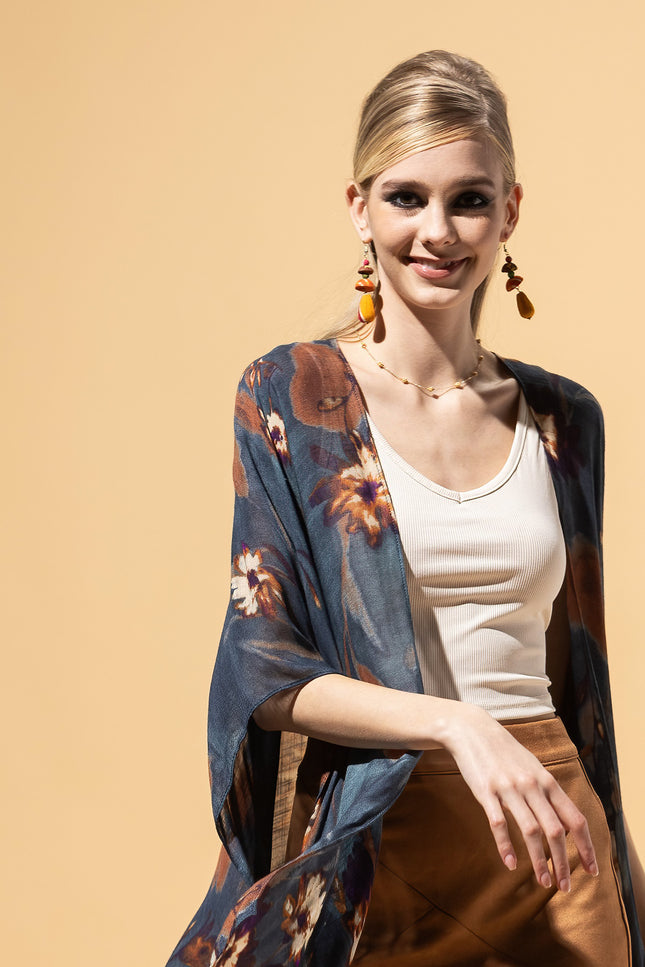 Watercolor Whimsy Kimono