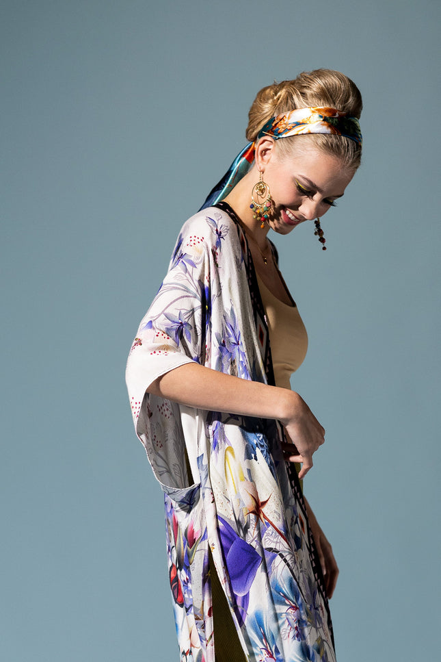 Blossom Breeze Tribal Kimono