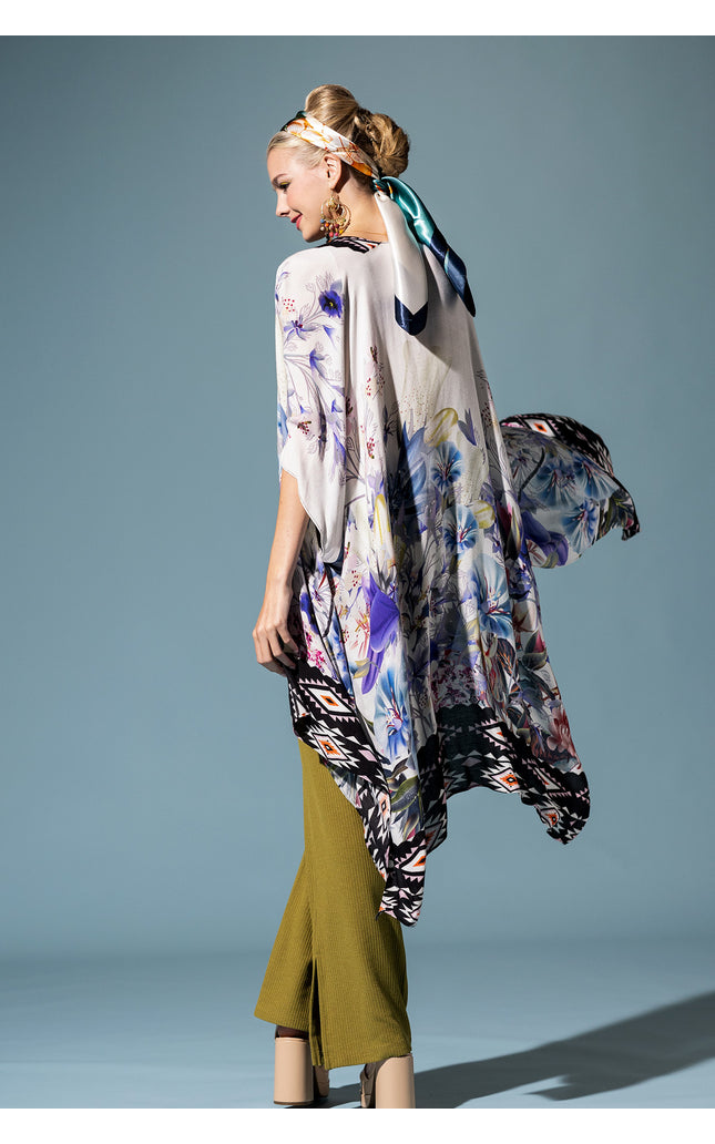 Blossom Breeze Tribal Kimono