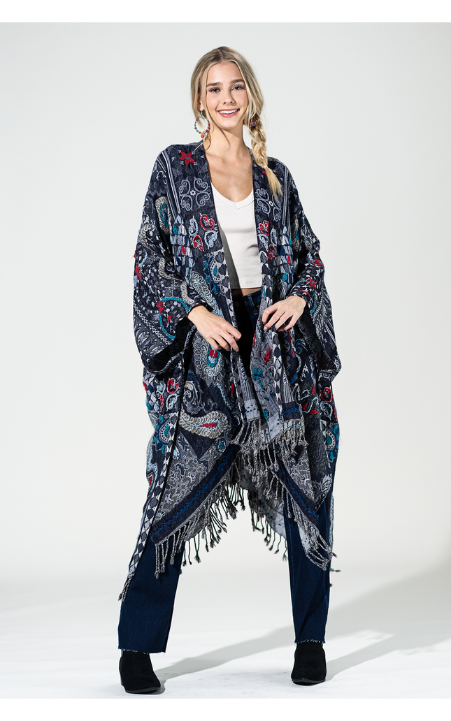 Blue Mesa Wool Ruana