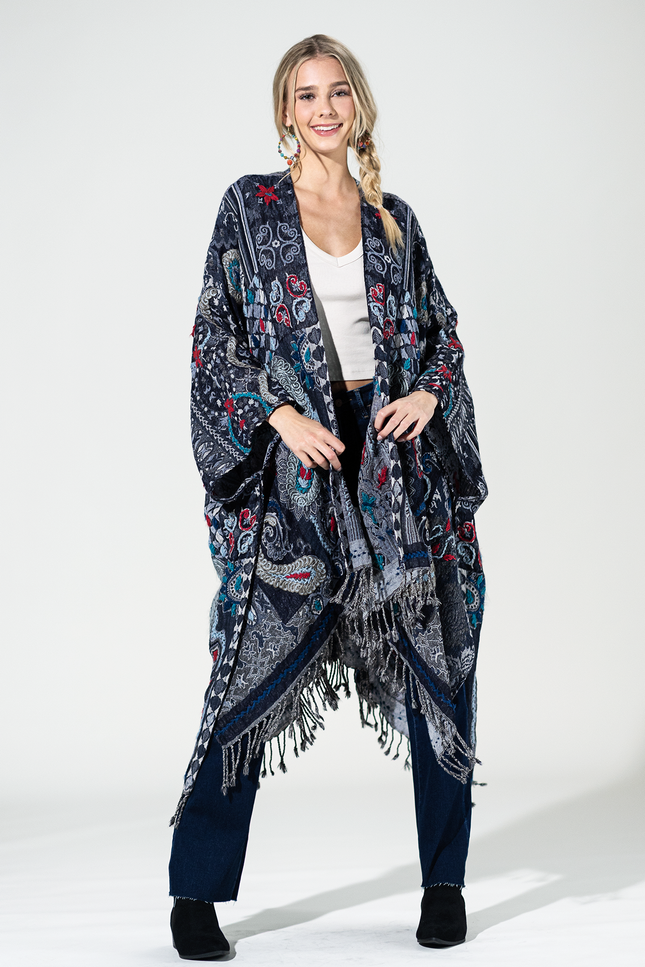 Blue Mesa Wool Ruana