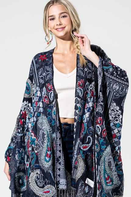 Blue Mesa Wool Ruana