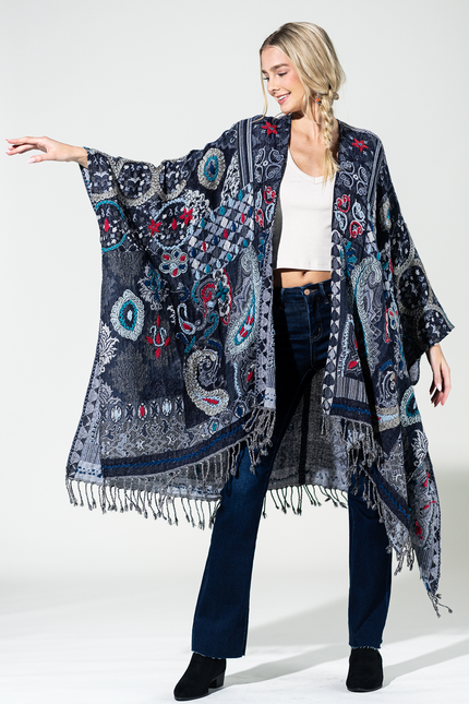 Blue Mesa Wool Ruana