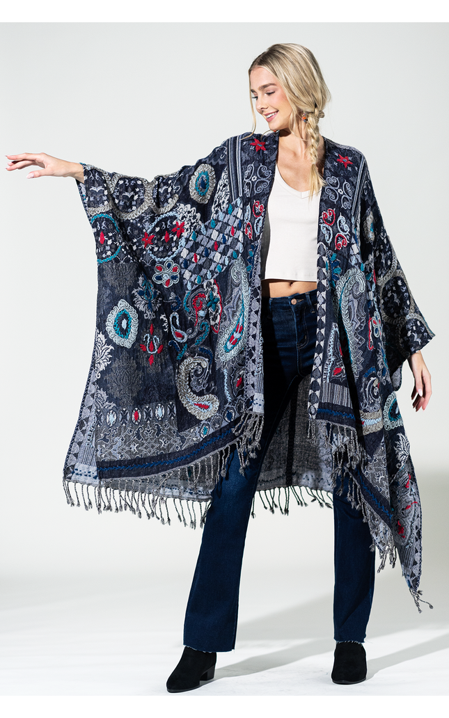 Blue Mesa Wool Ruana