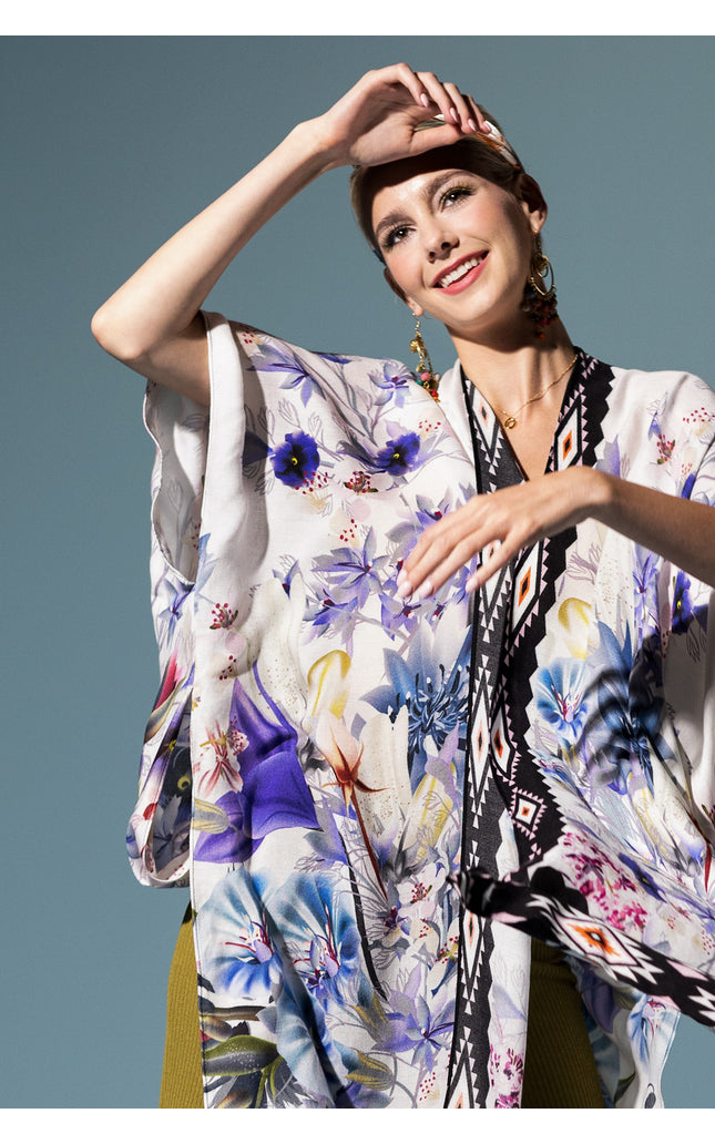 Blossom Breeze Tribal Kimono