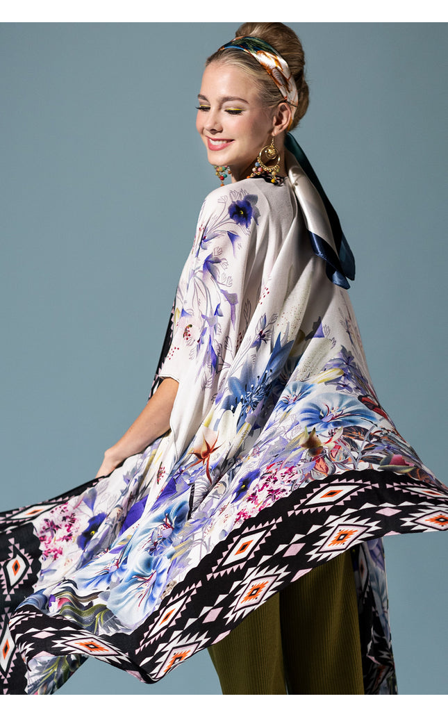 Blossom Breeze Tribal Kimono