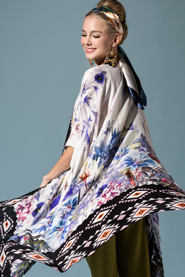 Blossom Breeze Tribal Kimono