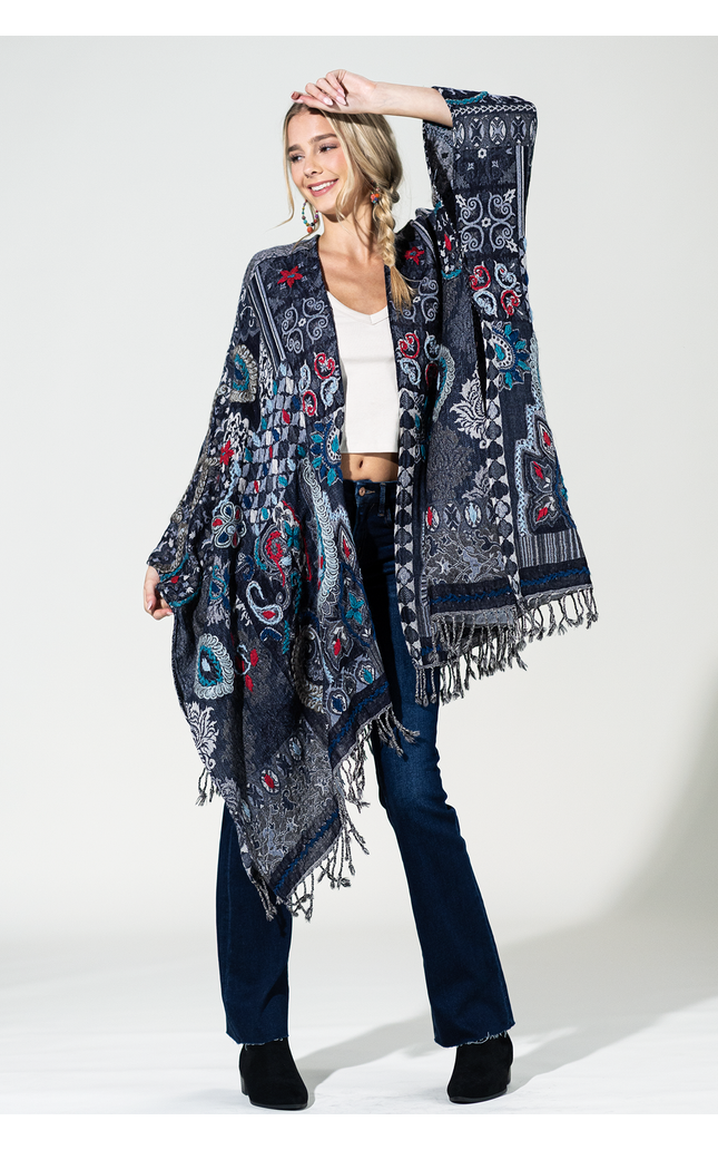 Blue Mesa Wool Ruana