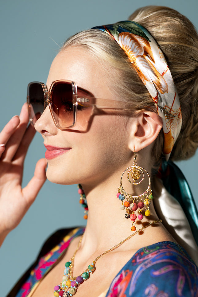 Carousel Circular Earrings