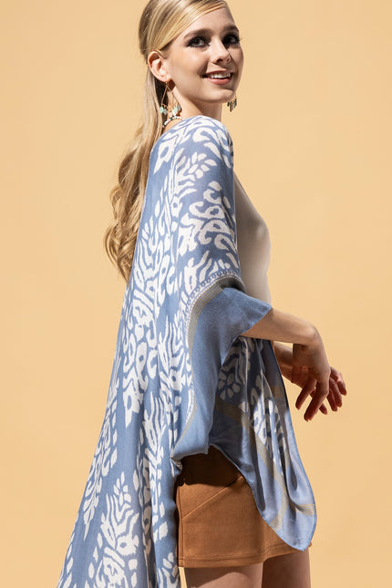 Serenity Damask Duster Kimono