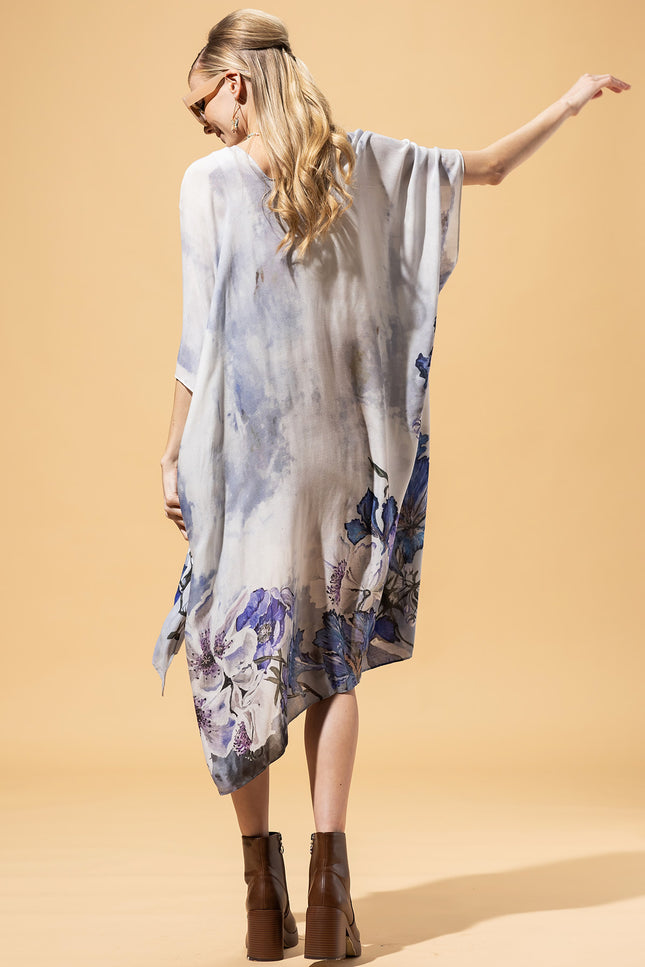Whispering Bloom Ombre Kimono