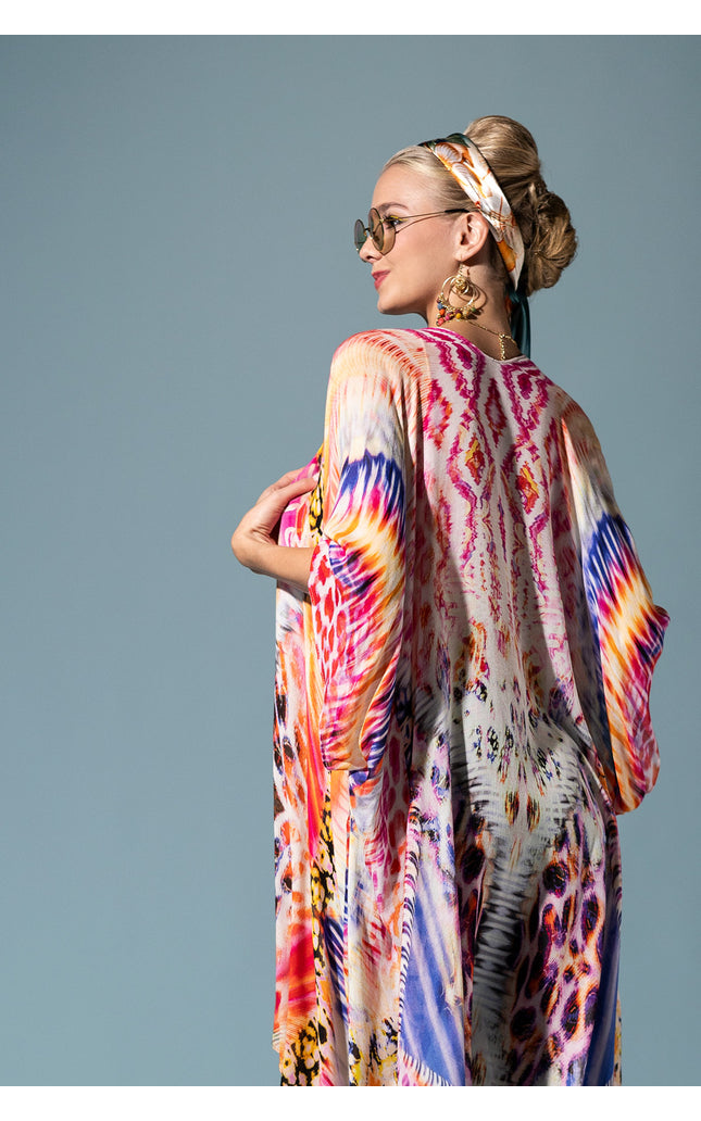 Vibrant Ethnic Kimono
