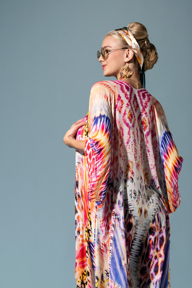 Vibrant Ethnic Kimono