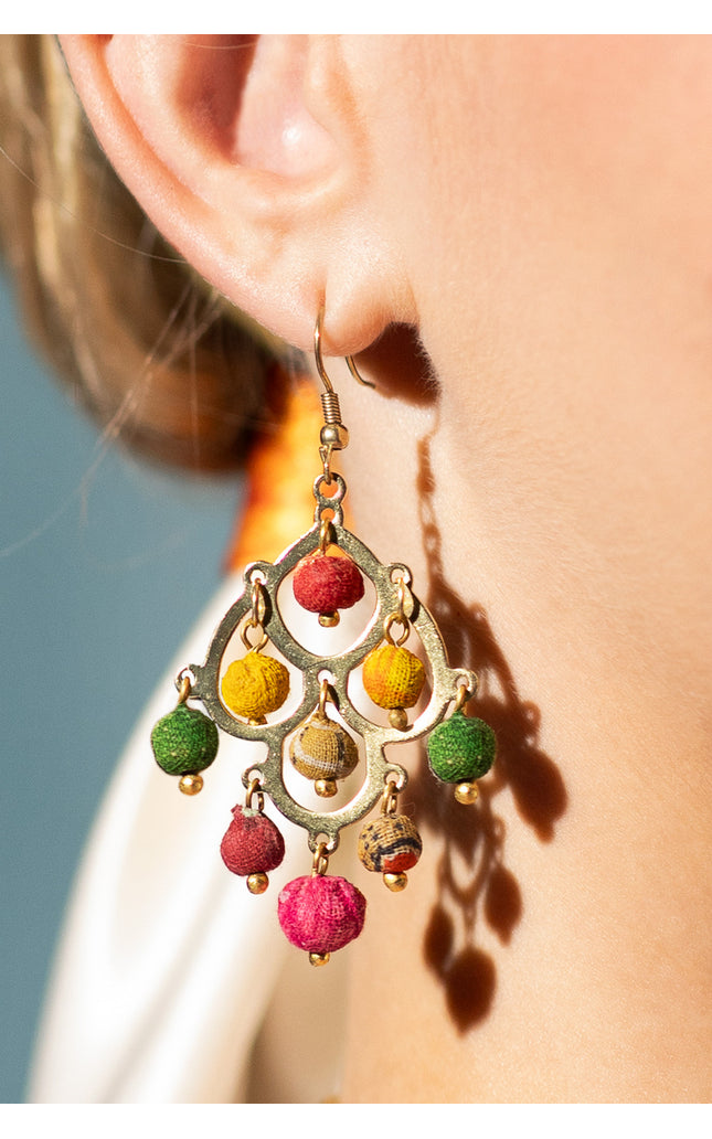 Multicolor Drop Earrings