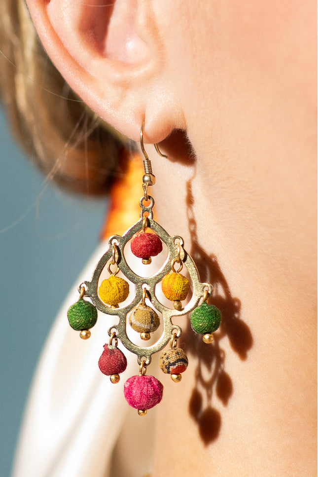 Multicolor Drop Earrings