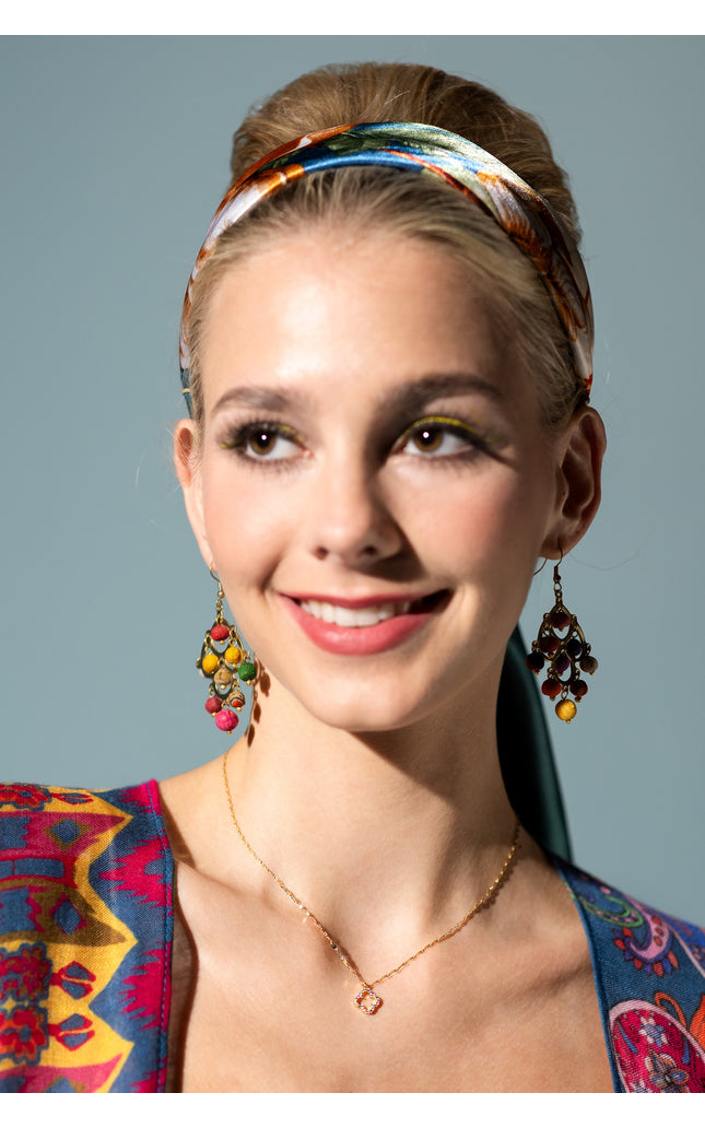 18K Gold Plated Clover Pendant Necklace