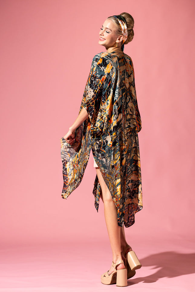 Wild Paisley Kimono