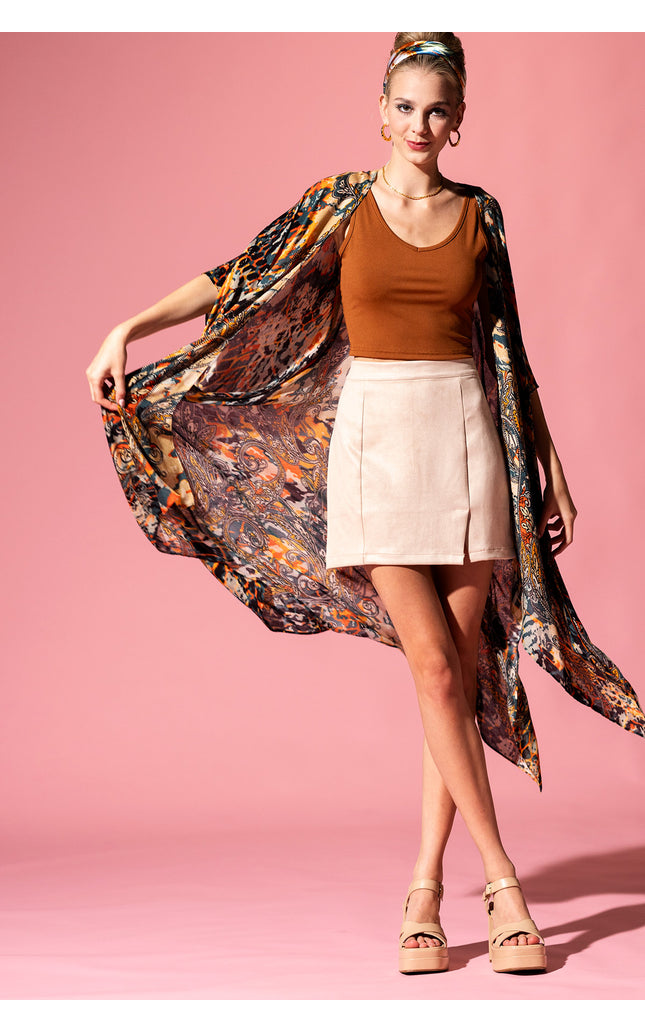 Wild Paisley Kimono