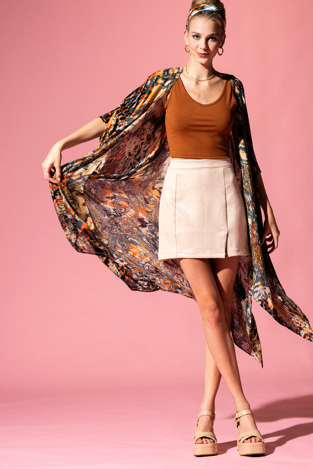 Wild Paisley Kimono