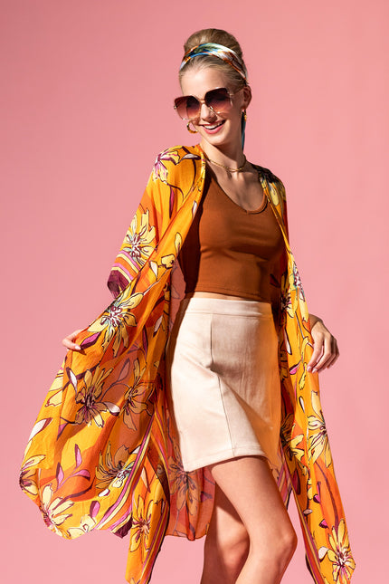 Amber Bloom Kimono