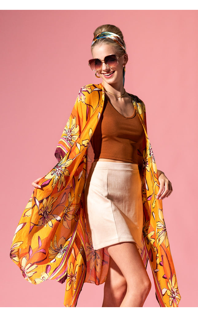 Amber Bloom Kimono