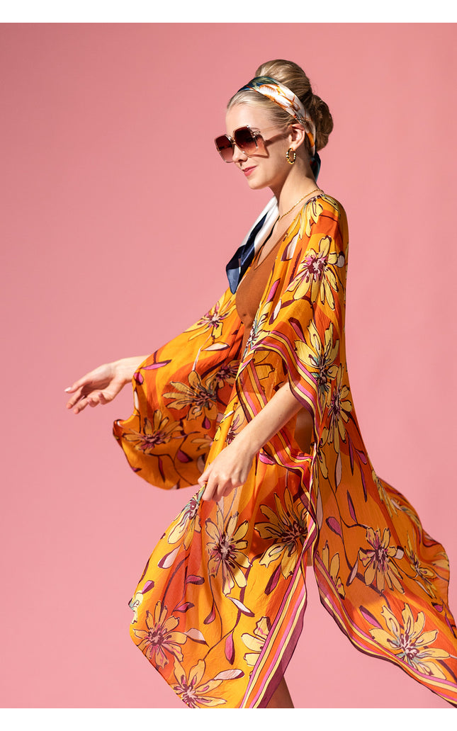 Amber Bloom Kimono
