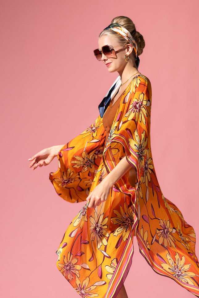 Amber Bloom Kimono