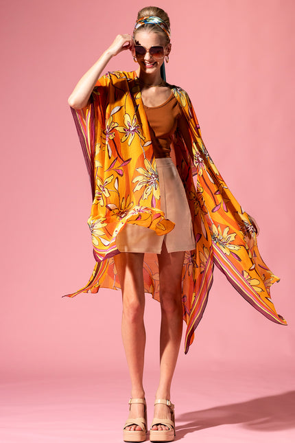Amber Bloom Kimono