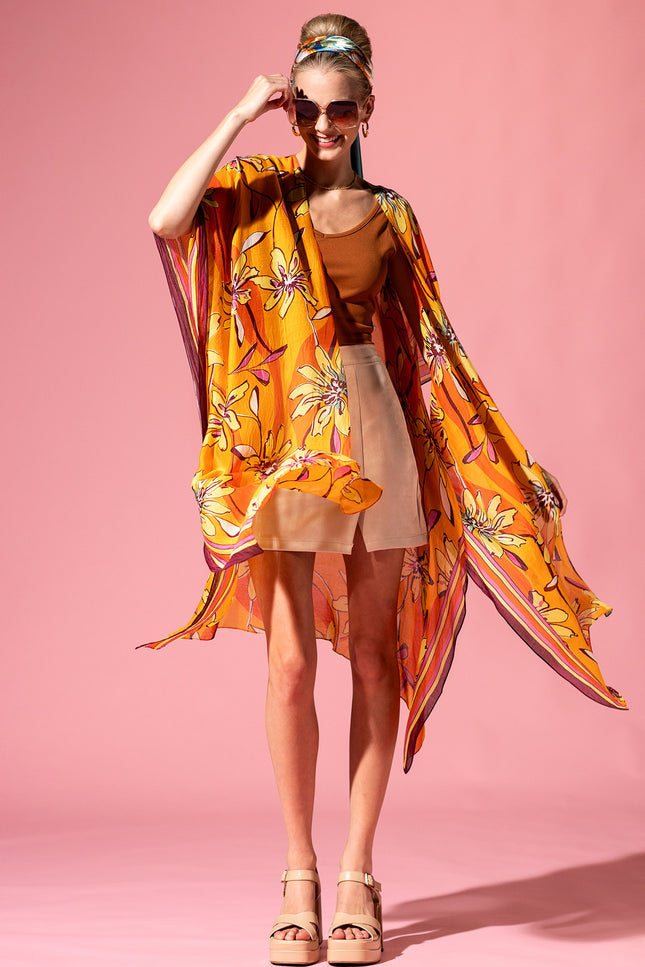 Amber Bloom Kimono