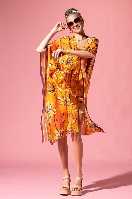 Amber Bloom Kimono