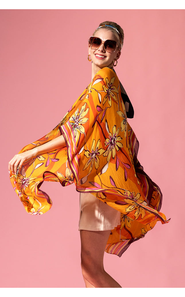 Amber Bloom Kimono