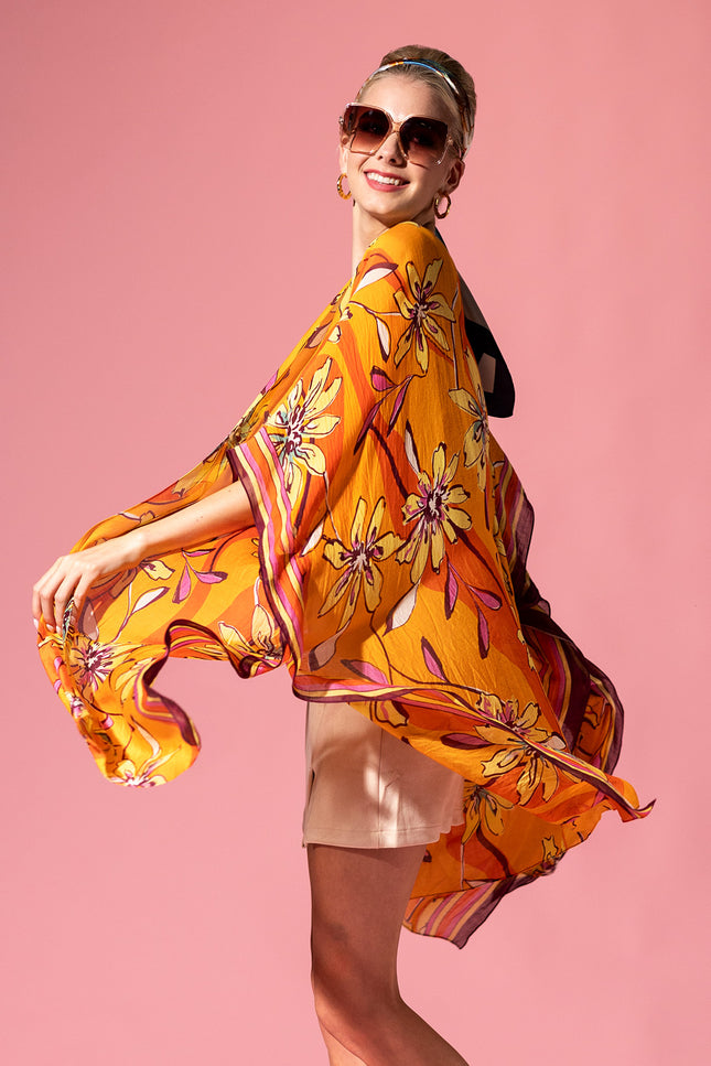 Amber Bloom Kimono